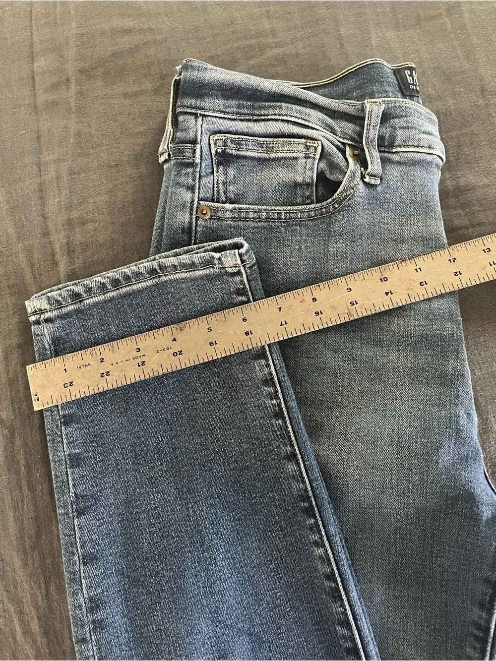 GAP Soft Vintage Slim High-Rise Women's Blue Slim Jeans